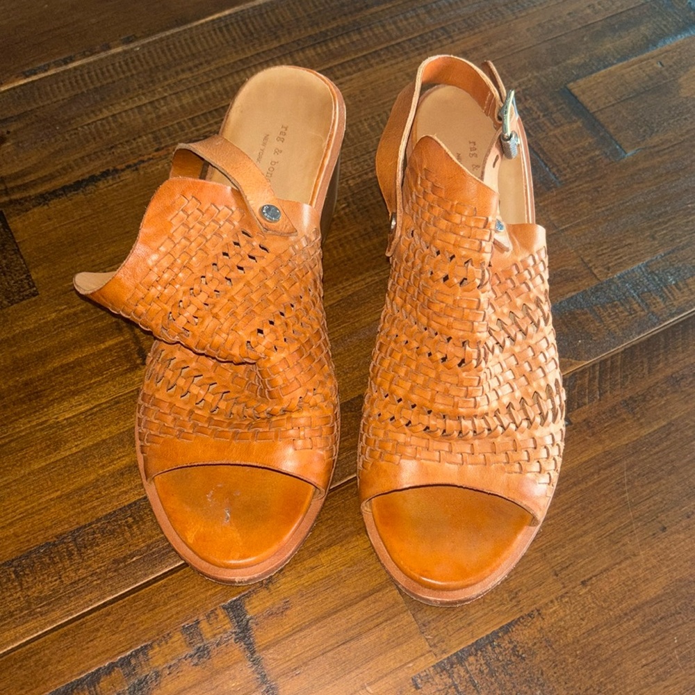 Rag & Bone Tan Heels